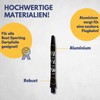 Best Sporting Dart-Schäfte Aluminium I 3 Dart Shafts rot, blau