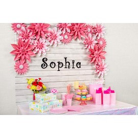 Teacher Created Resources Pink Blossoms Paper Flowers Premade Decorations for Party Photo Backdrops, Classrooms Walls, Showers and Birthday Celebrations (TCR8543)