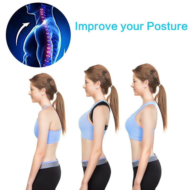 Unisex Upper Back Posture Corrector Posture Shoulder Back Holder Clavicle