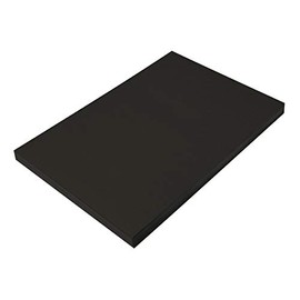 SunWorks Construction Paper, Black, 12" x 18", 100 Sheets