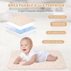 Cambiador de cambiador de bebé, impermeable, tamaño grande, portátil, para