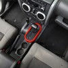 Red Center Console Gear Shift Panel Cover Trim Fit for