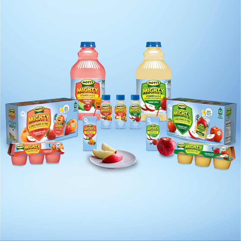 Mott's Mighty Flying Fruit Punch Juice Drink, 8 Fl Oz