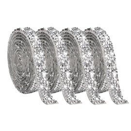 Gartful - Tiras de diamantes de imitación, cinta de diamantes de imitación de cristal brillante para deslumbrar, multifuncional para manualidades, manualidades, cinta adhesiva para coches, teléfonos