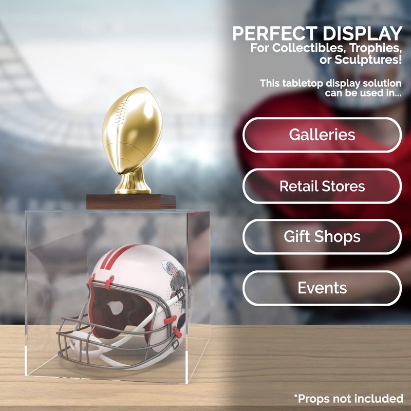 15" x 15" Clear Acrylic Display Box with One Open