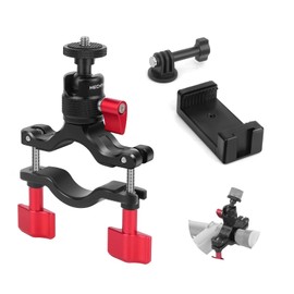 Mechrig Bicycle Motorcycle Handlebar Adapter Bracket Set for Insta360 X4/X3/X2/Ace Pro 2/Ace Pro/Ace for DJI Pocket 3 Osmo Action 5 Pro/4 3