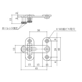 Kumamoto PLUS D-31-1(50) Stainless Steel, Strong Clamping, 2.0 inches (50 mm), Glossy Barrel Polishing
