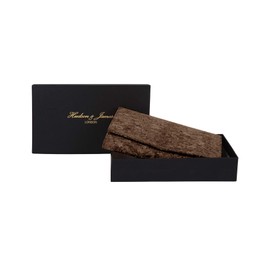 Hudson & James Ladies Designer Cork Vegan RFID Blocking Shield Card Holder Wallet Purse Multi Credit Card Women Clutch Wallet with Zip Pocket (Cork Brown)