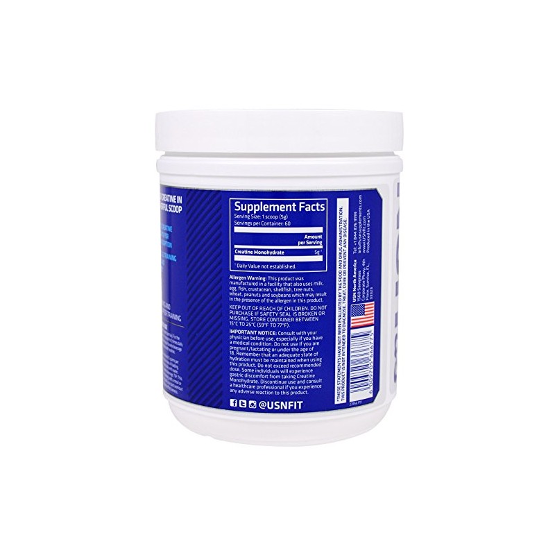USN Creatina monohidratada - 100 servicios