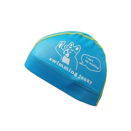 AQUASPHERE 255055 SWIM JUNKY SWIM JUNKY MESH CAP SAY ANYTHING BL/WT (Large: Head Circumference: 22.0 - 23.6 inches (56 - 60 cm))