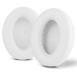 Toyoso Replacement Ear Pads for Bose QuietComfort Ultra Headphones, Bose Earpads Cushions with Noise Cancelling Foam, Soft Sheepskin Leather, White