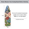 ZDCUSTOM Boho Flower Ironing Board Cover with Elastic Edge Table