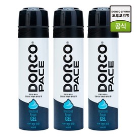 Dorco Face Intensive Pair Shaving Gel 210ml x 3 / 도루코  페이스 인텐시브리페어 쉐이빙젤 210ml x3개