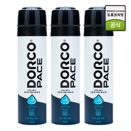Dorco Face Intensive Pair Shaving Gel 210ml x 3 / 도루코  페이스 인텐시브리페어 쉐이빙젤 210ml x3개