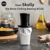 Skully Basting Brush by OTOTO - Silicone Pastry Brush, Kitchen