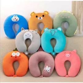Sangsepaegi Chamjo 귀여운 목베개 목받침 쿠션 베개 비행기 여행 Cute Neck Pillow Neck Support Cushion Travel Pillow for Airplane [Orange carrot]