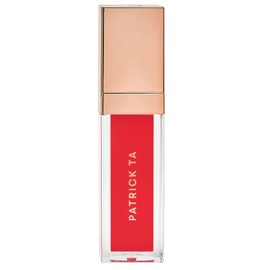PATRICK TA - Labial Voluminizador Major Volume - Rojo, 0.30 onzas líquidas (paquete de 1) - Belleza/Labios
