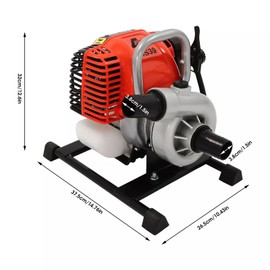 Gasoline Engine Water Pump, Gas Powered Water Pumps 2Stroke/4Stroke Semi Trash Pumps W/Air-Cooling System For Agricultural Irrigation Industrial Wastewater Treatment (4Stroke 850W 31CC)