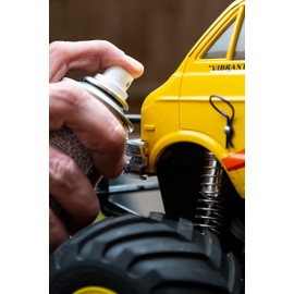 Humbrol Acrylic Spray Satin Shade 85 Paint Model Kit, 150ml, Black