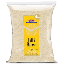 Rani Idly Rava (Parboiled Cream of Rice) 64oz (4lbs) 1.81kg ~ All Natural | Vegan | Gluten Friendly | NON-GMO | Indian Origin