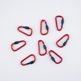 Climbing buckle locking carabiner strong locking Durability 4ea