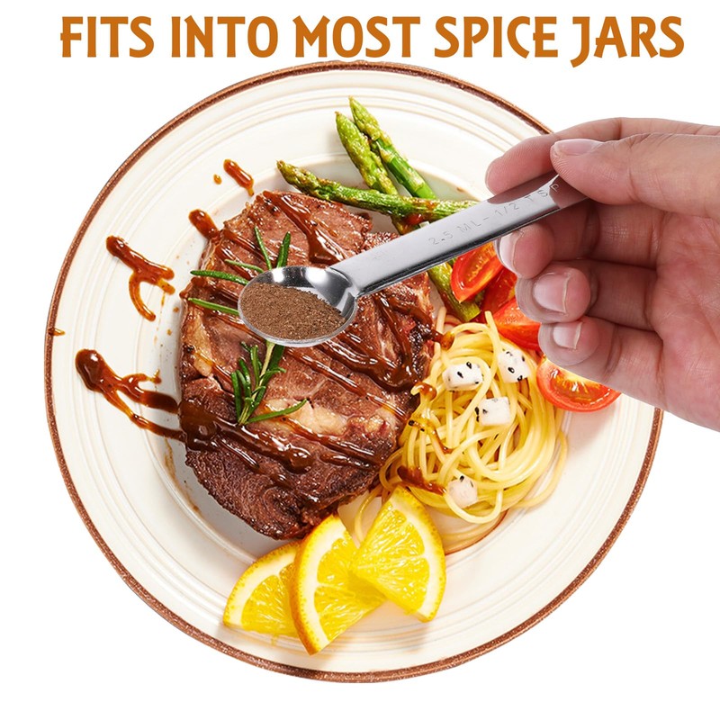 JJUNW Measuring Spoons Set, Small Measuring Spoon Made of Stainless