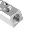 LDEXIN 4 Way Pneumatic Manifold Air Distribution Block, Compressed Air