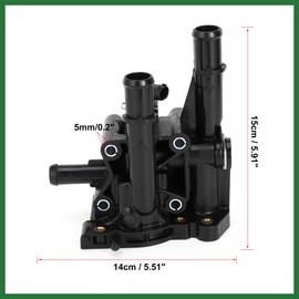 Motoforti 1338177 96984103 55353311 55577073 Car Thermostat Housing Assembly Long-lasting