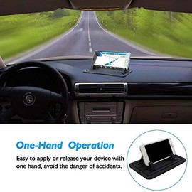 Soporte para teléfono para automóvil Almohadilla de silicona Tablero para tablero Teléfono celular Soporte para coche Soporte para GPS Soporte para...