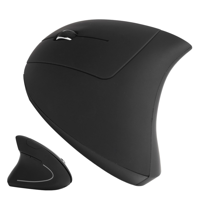 Wireless Left Hand Mouse Vertical Ergonomic 800/1200/1600DPI Optical for Windows