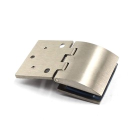 90 Degree Glass Door Pivot Hinge Kit Zinc Alloy Shower Hinge Glass Door Clamp Clip 2PCS with Screws,Adaptive 8-10mm Glass