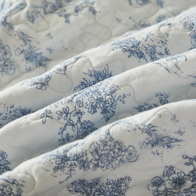 Brandream Quilted Pillow Shams Set of 2 King Size Cotton
