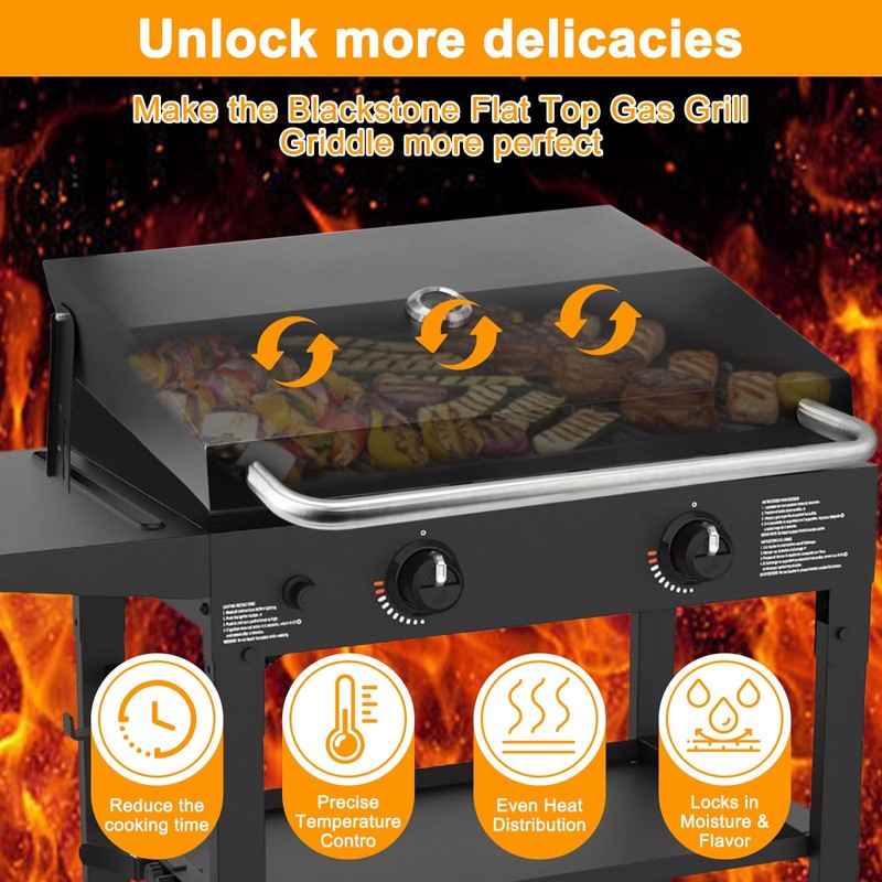 Criditpid Hard Cover Hood for Blackstone 28 inch Griddle Lid