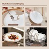 KINGSTONE Bone China Dinnerware Sets, 12-Piece Dinnerware Set for 4,