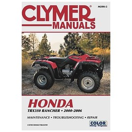 Clymer Repair Manuals for Honda RANCHER 350 2x4 2000-2006