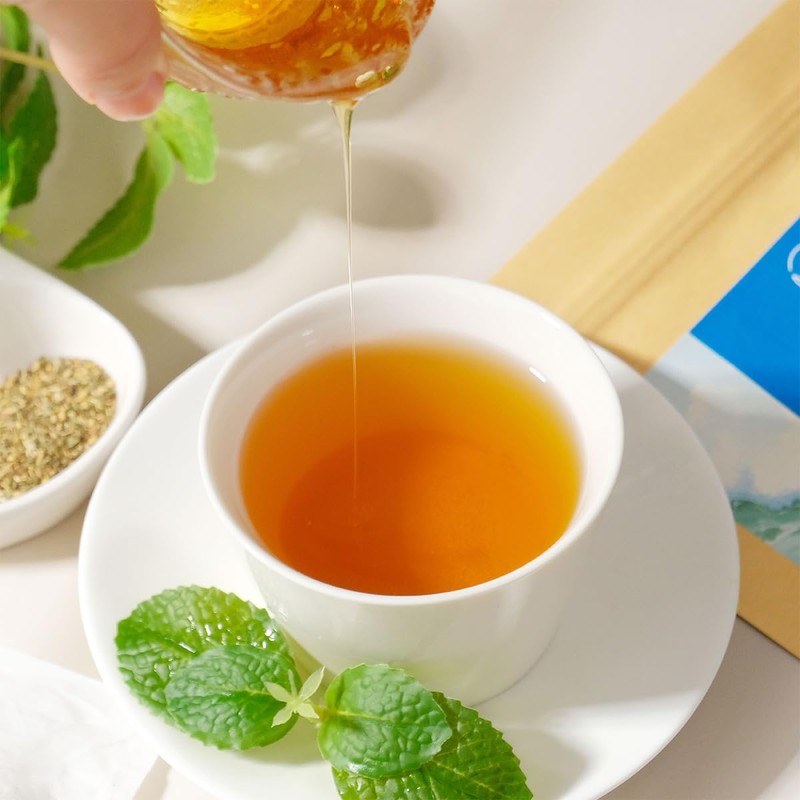 WEETEE Liquorice Mint Tea Bags, Pack of 100 Licorice Peppermint