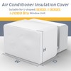 Flamorrow Window Air Conditioner Insulation Cover for Outside Unit, 3