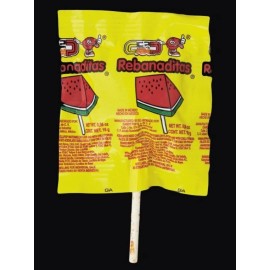 Candy Pop Rebanaditas Rebanaditas Watermelon Lollipop con chile 160 count