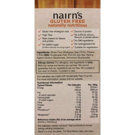 Nairn's Gluten Free Oatcakes 2 Pack Bundle - 2 Flavours - Original Oatcakes (213g) and Cheese Oatcakes (180g)