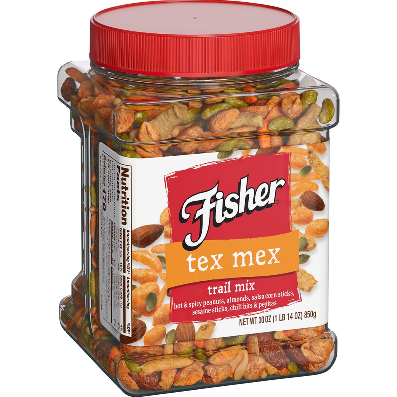 Fisher Snack Tex Mex Trail Mix, 30 Ounces, Hot and