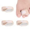 3Pcs Hammer Toe Straightener,Broken Toe Wraps Splint Bandages,Toe Straighteners Reusable,Hammer