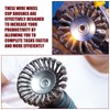 Tandefio 24 Pcs Wire Wheel Brush Wire Wheels with 5/8"-11