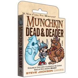 SJG Munchkin Dead & Deader -Strategy Card Game Expansion - for 3 to 6 Players and Ages 14+