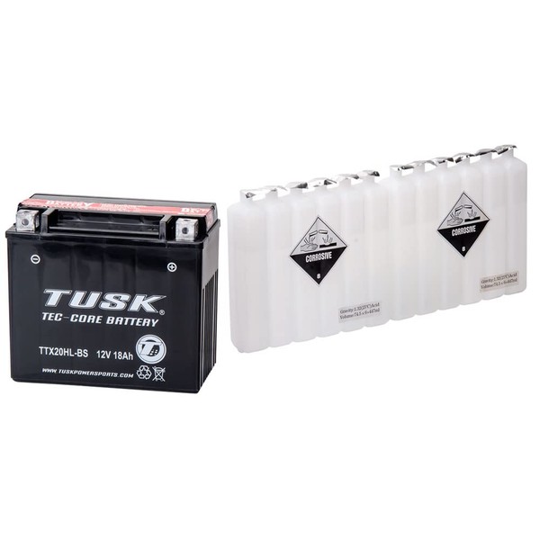 Tusk Tec-Core Battery with Acid TTX20HLBS Maintenance-Free For Can-Am Outlander