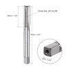 sourcing map Thread Milling Threading Tap 3/8"-24 UNF, Left Hand