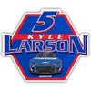 Nascar # 5 Kyle Larson 2-Inch Vinyl Decal Stiker
