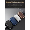 ontto Leather Key Fob Cover Keyring for Land Rover Defender