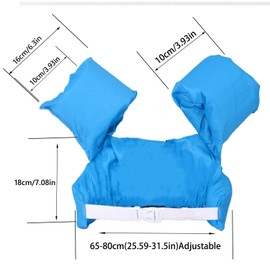 ANNTHOR Chaleco Salvavidas para Niños - Chaleco de Natación para Niños con Ancho Ajustable para los Hombros, Flotadores de Piscina para Niños, Chaleco Salvadidas para 10-30KG Niños