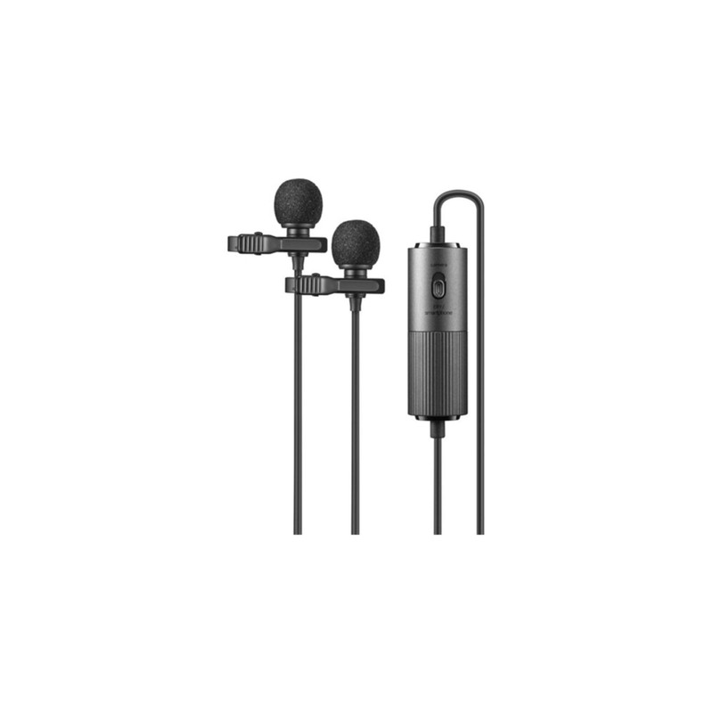 GODOX LMD-40C Dual Omnidirectional Lavalier Microphone with AUX Lock