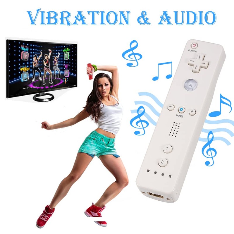 Tevodo Wii Remote Controller, 2 Packs Upgrade Wii Wireless Controller